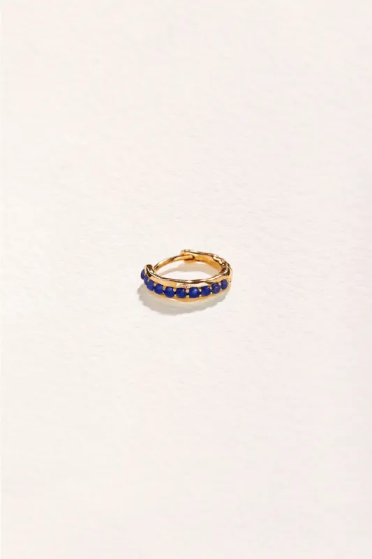 8mm Molten Pavé Huggie sold by Pamela Love