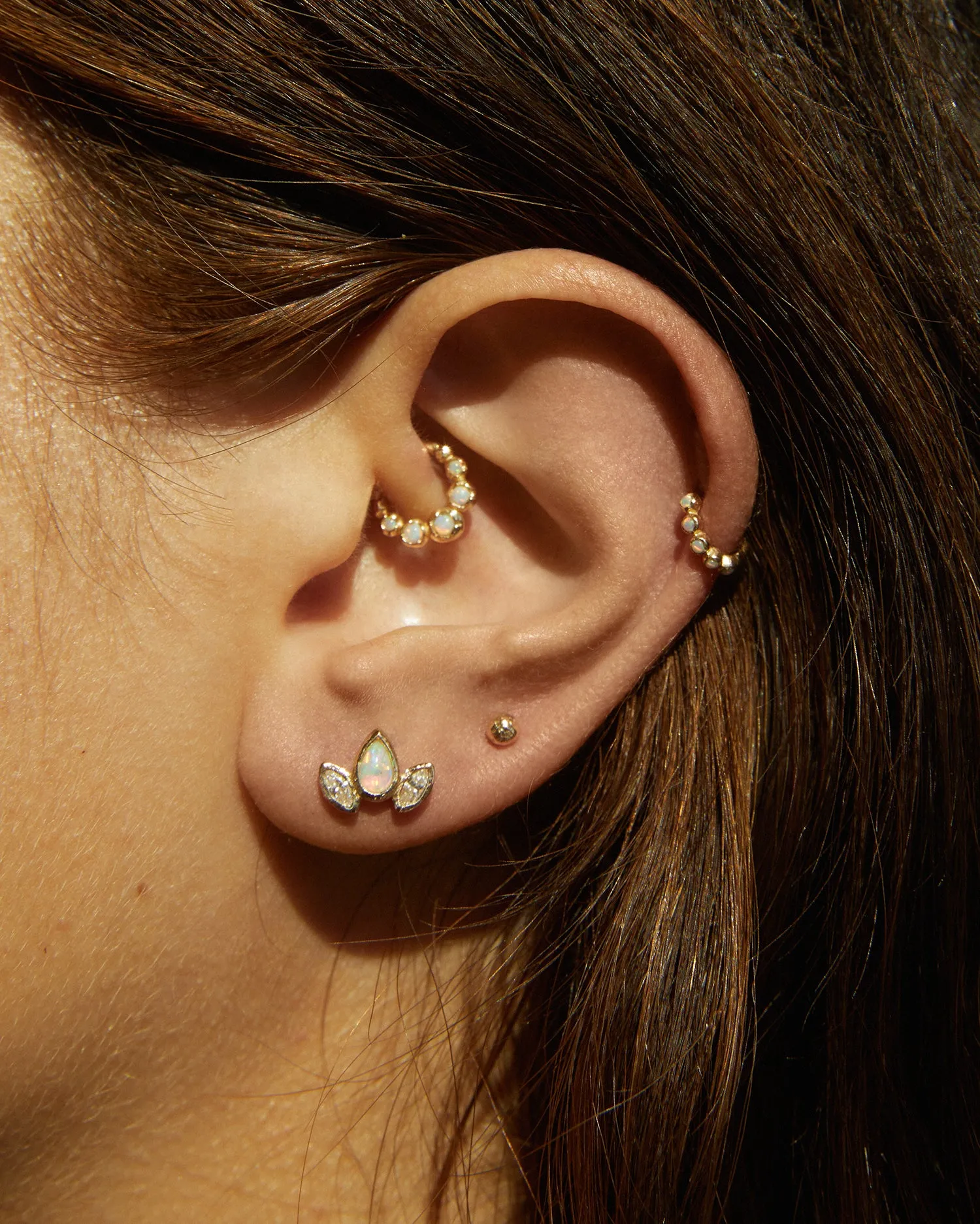 Marquise Pear Stud sold by Pamela Love product image thumbnail 5