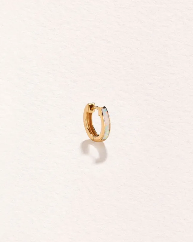 9mm Inlay Huggie sold by Pamela Love