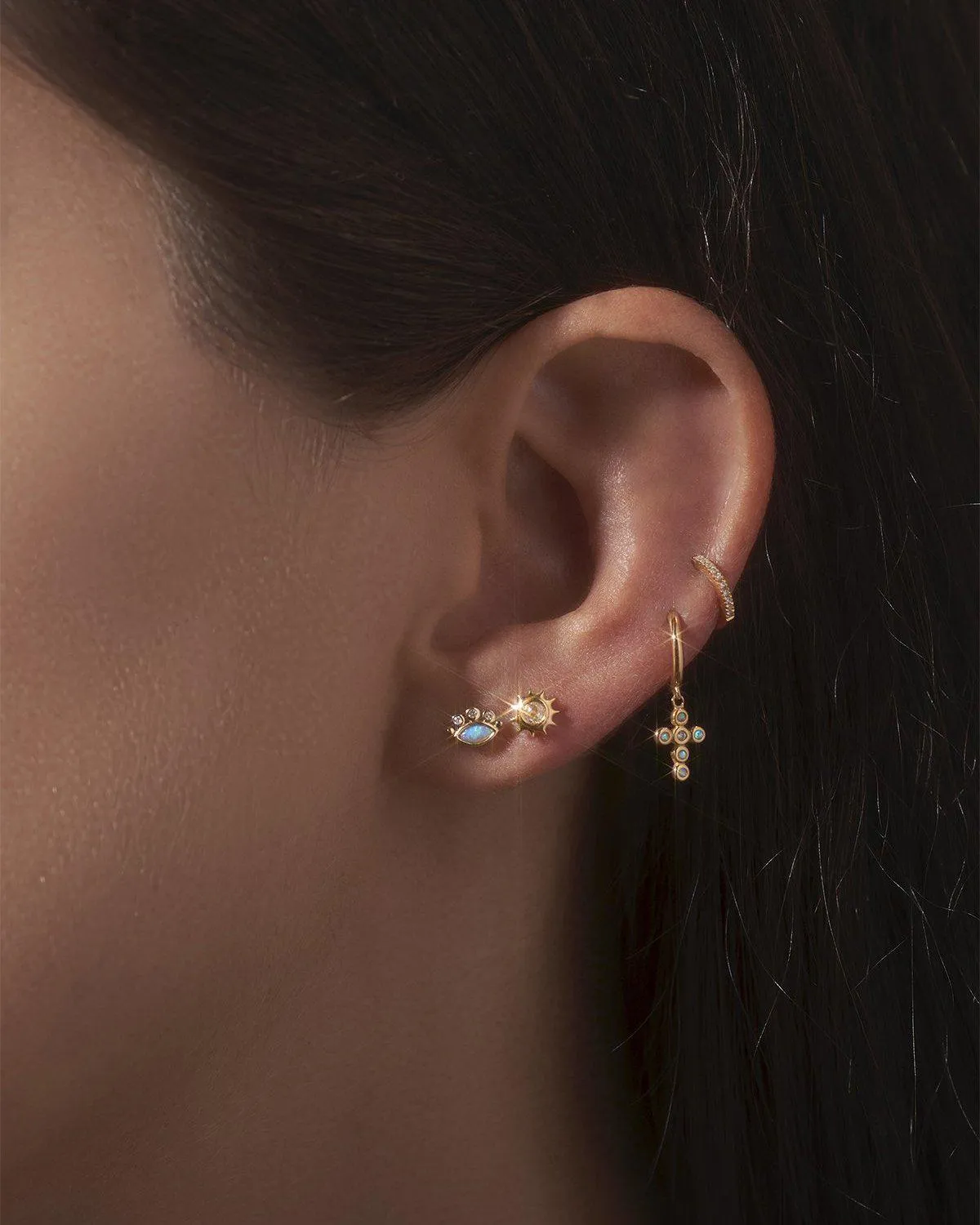 Celestial Eye Standard Stud sold by Pamela Love product image thumbnail 3