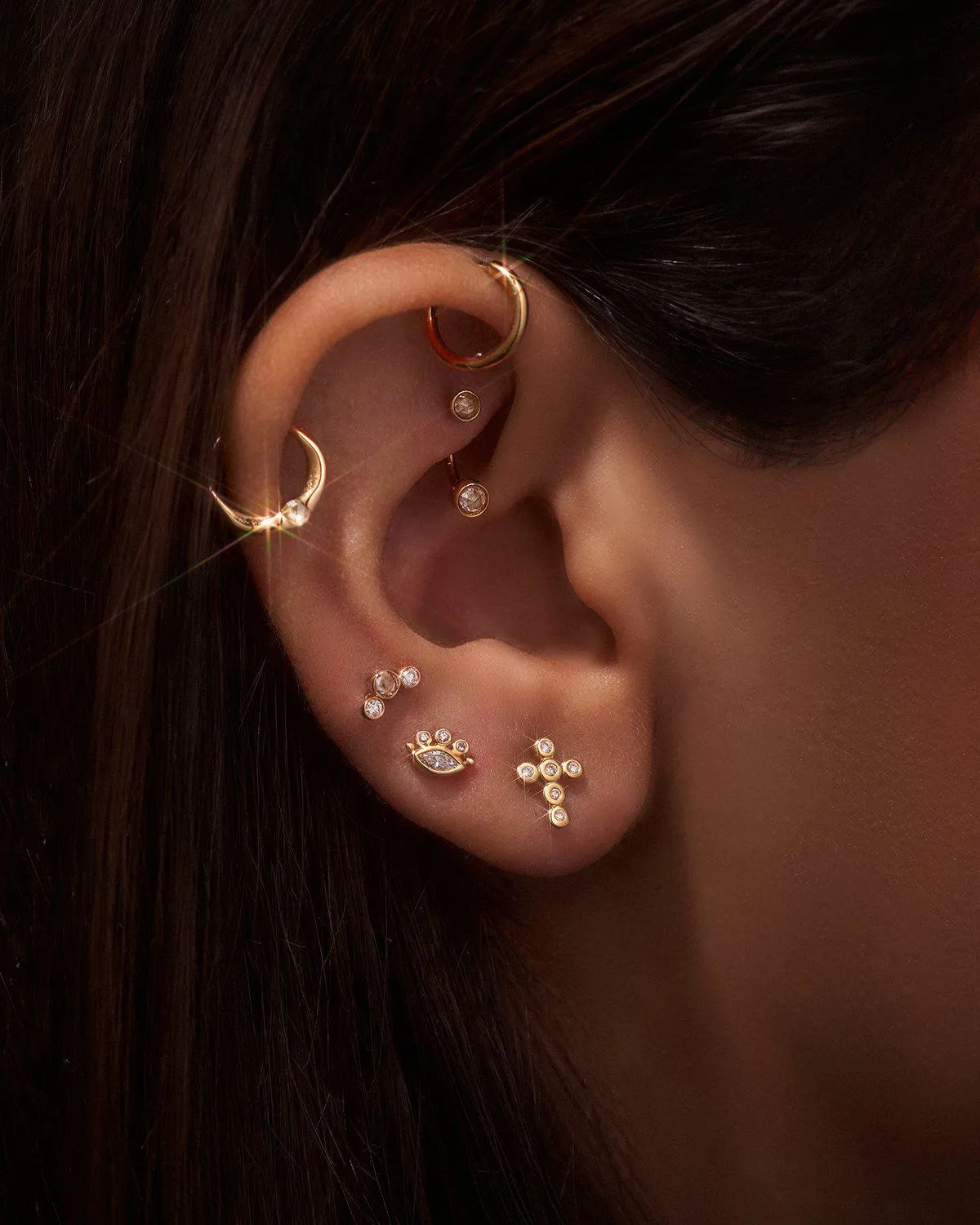 Celestial Eye Stud sold by Pamela Love product image thumbnail 3