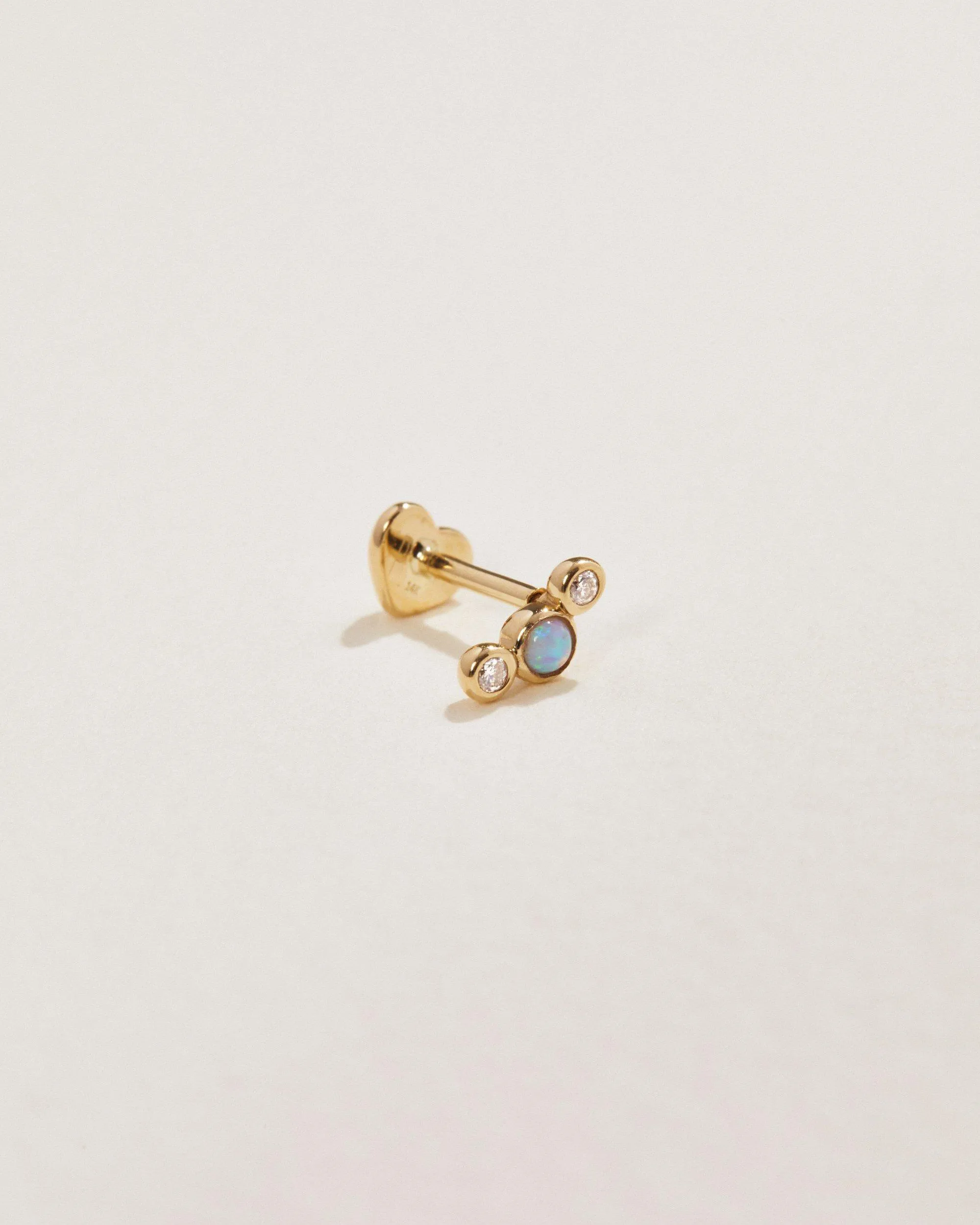 Bezel Set Crescent Stud sold by Pamela Love product image thumbnail 2