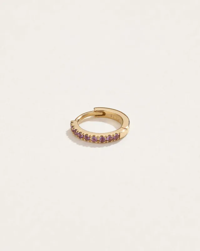 8mm Pavé Huggie sold by Pamela Love