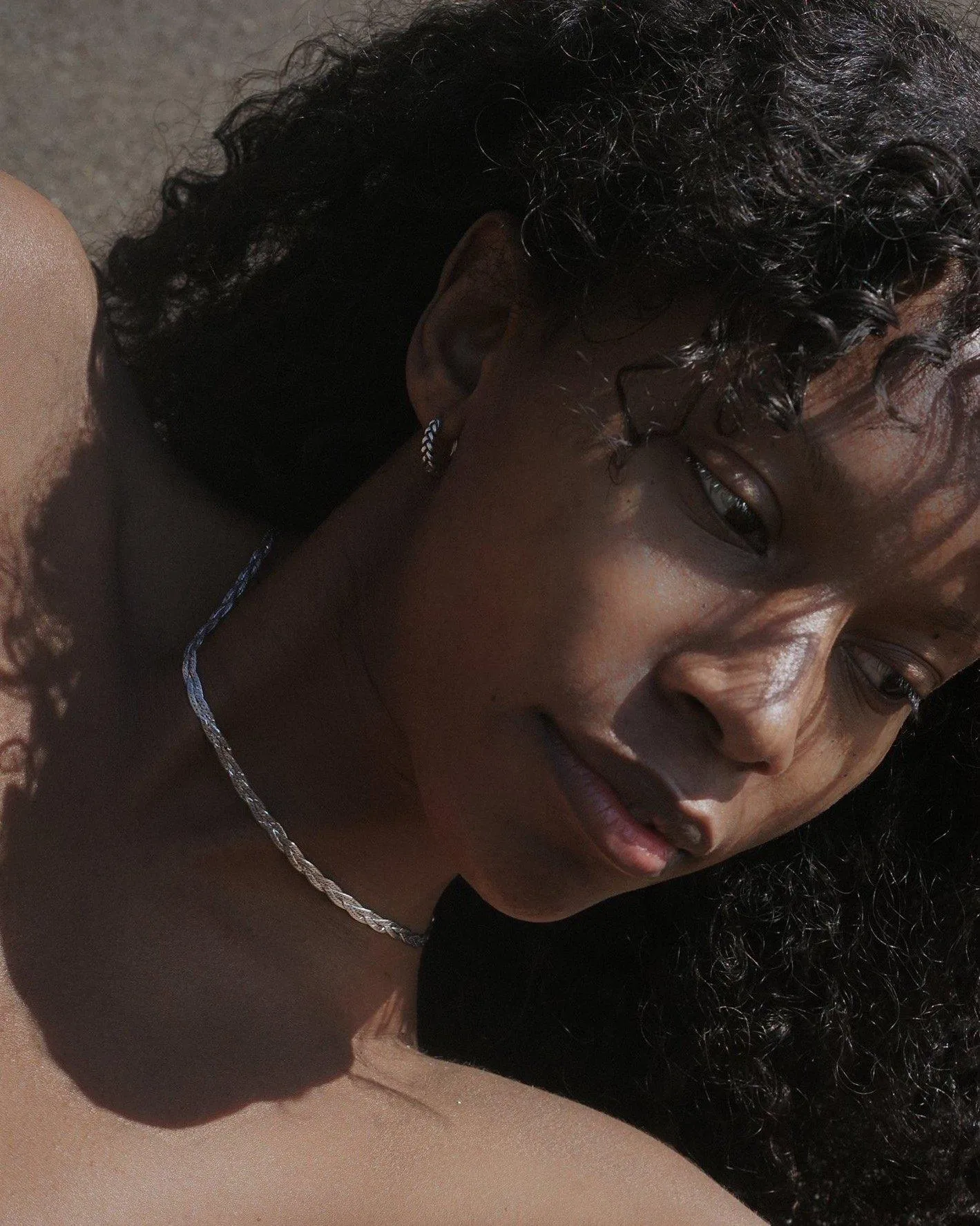 Braided Herringbone Thin Chain sold by Pamela Love product image thumbnail 4