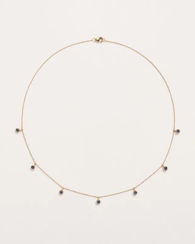 Sapphire Station Droplet Necklace sold by Pamela Love
