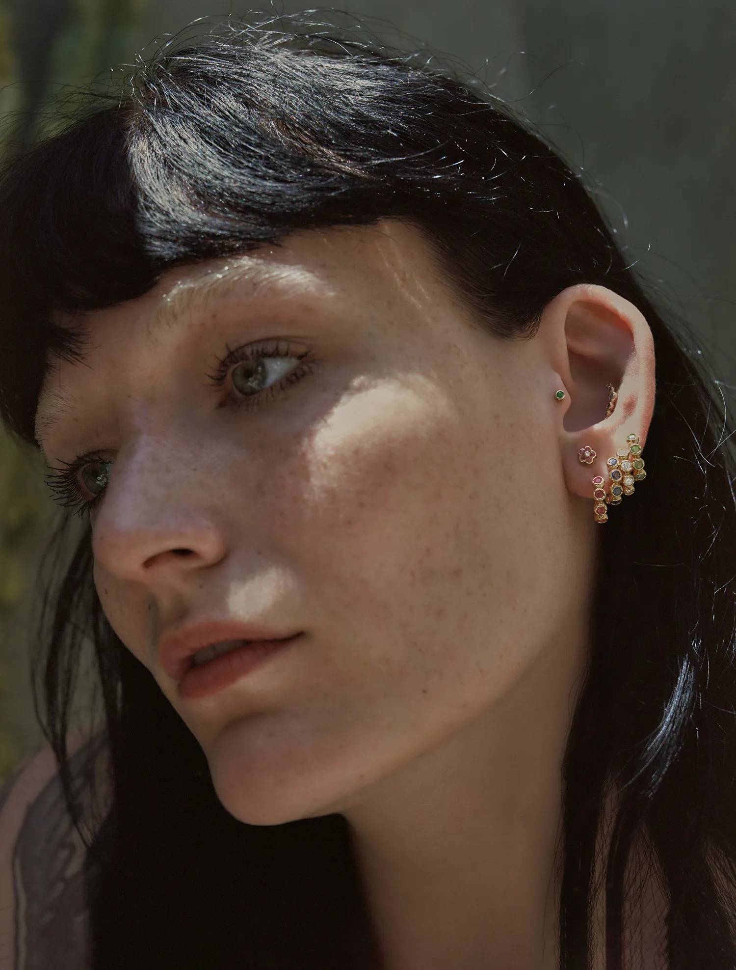 Molten Stone Huggie sold by Pamela Love product image thumbnail 5