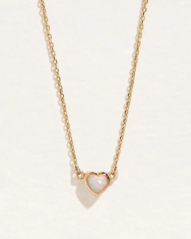 Bezel Heart Pendant sold by Pamela Love