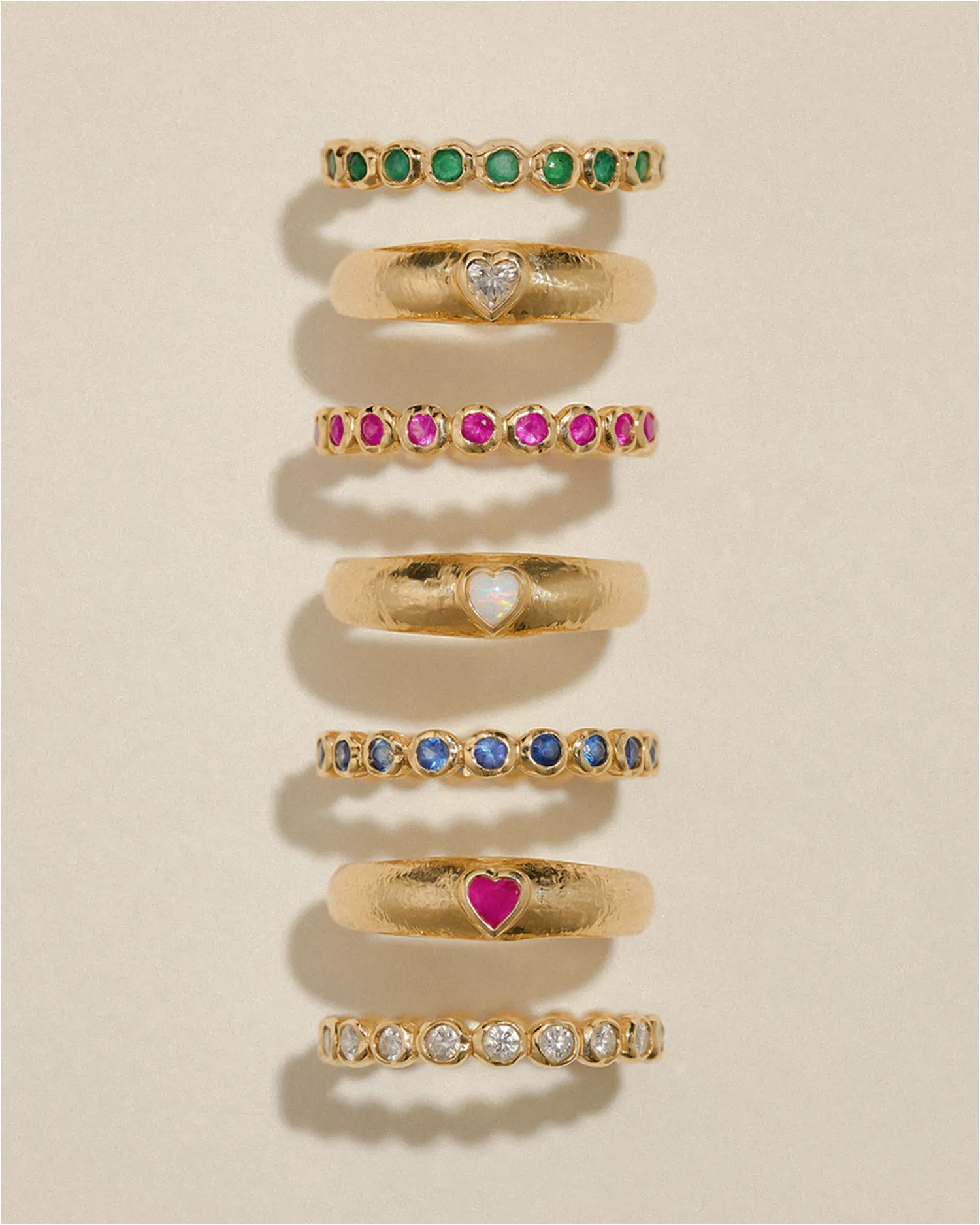 Bezel Heart Ring sold by Pamela Love product image thumbnail 5