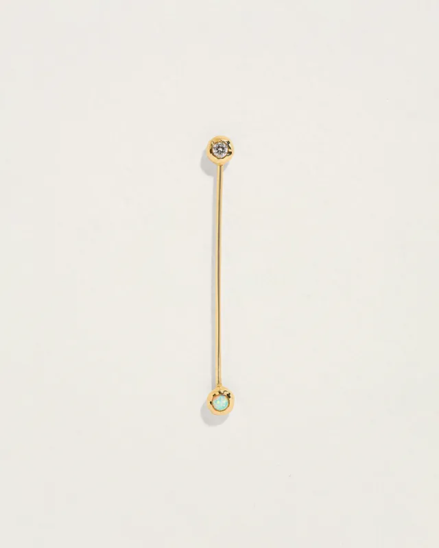 Straight Barbell made by Pamela Love