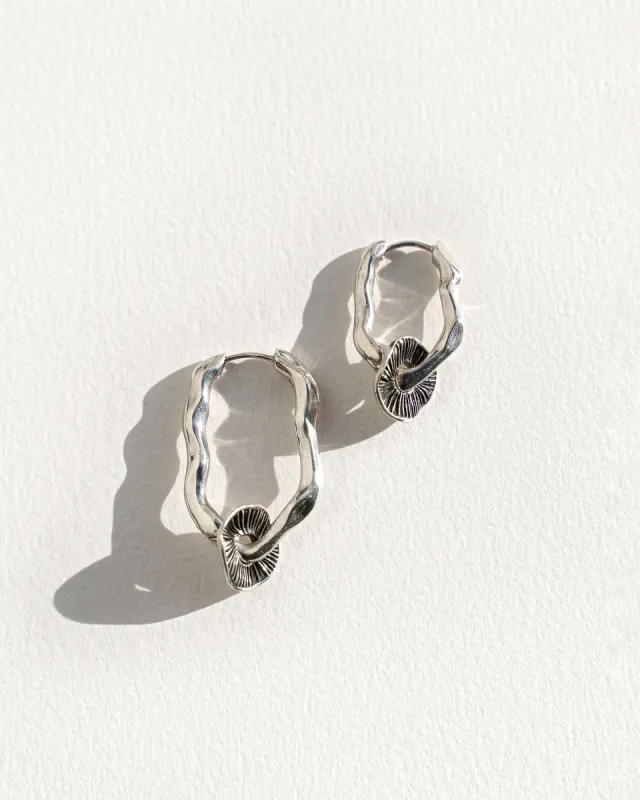 Hyphae Hoops made by Pamela Love