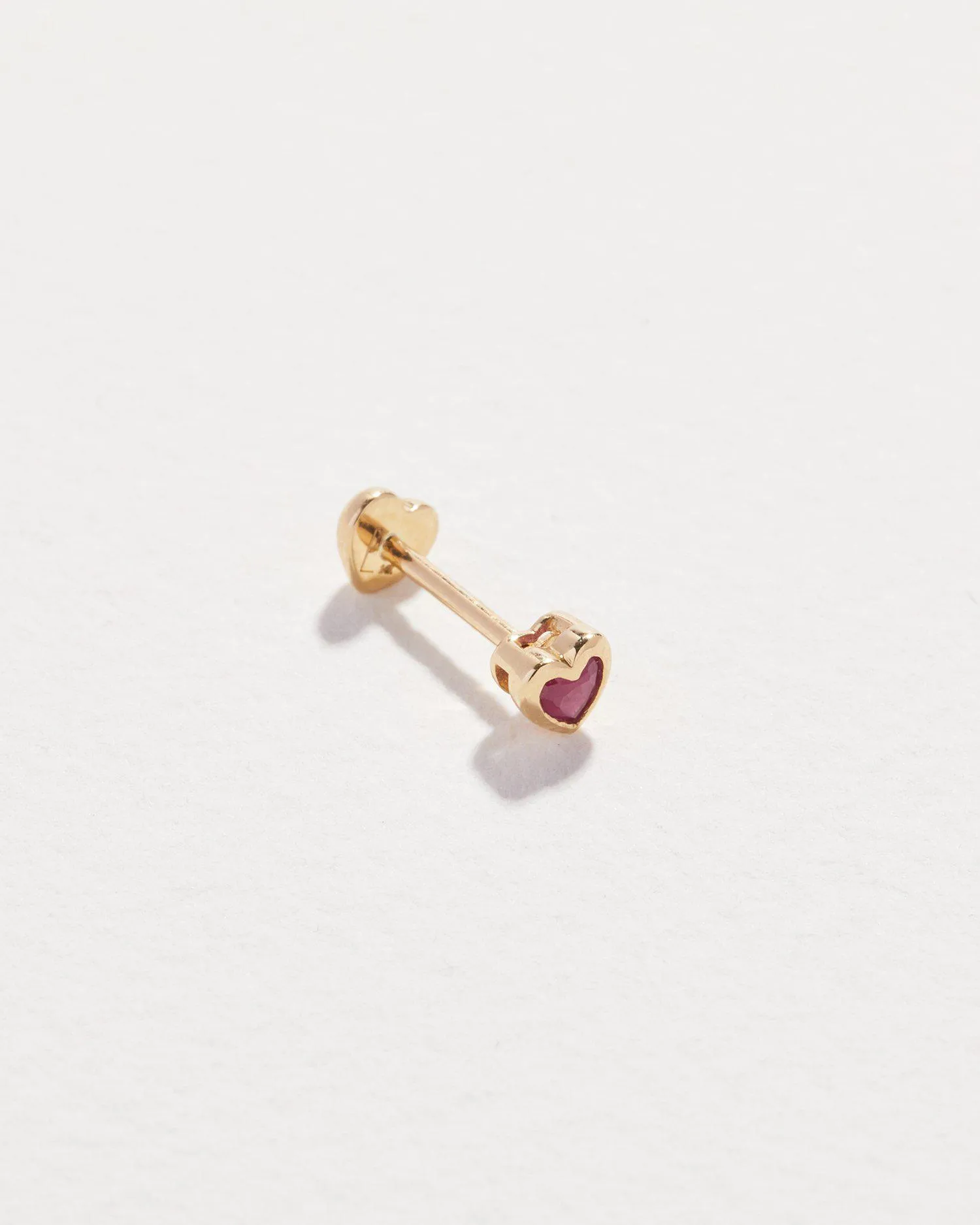 Ruby Heart Stud sold by Pamela Love product image thumbnail 2