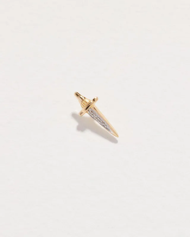 Dagger Pavé Stud made by Pamela Love
