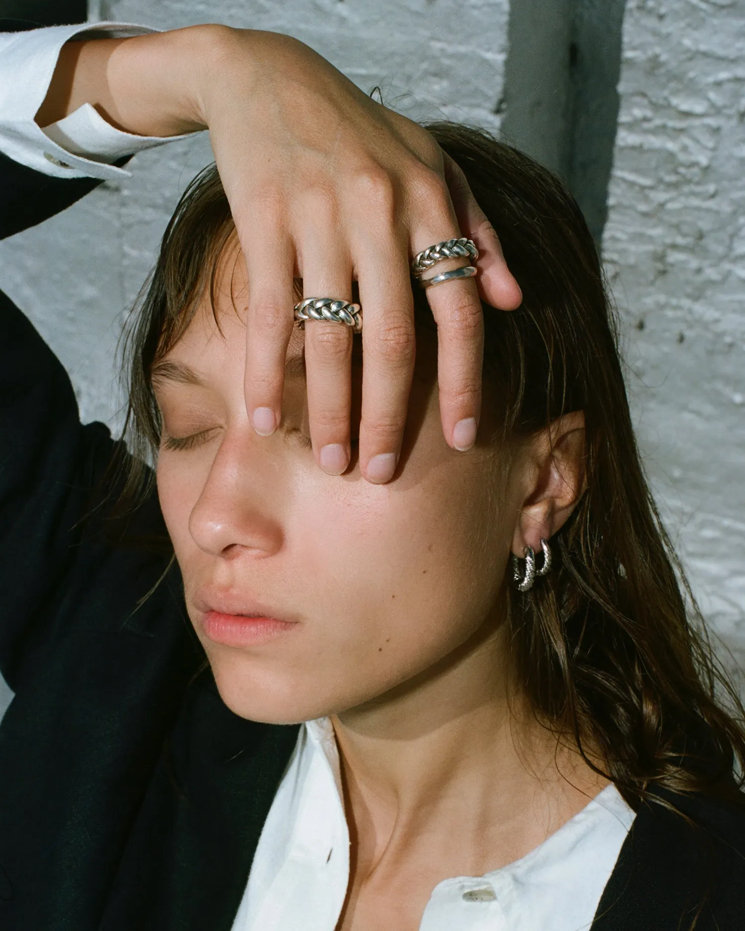 Mini Ondine Hoops sold by Pamela Love product image thumbnail 3