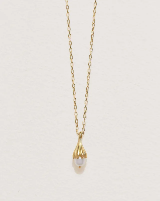 Anemone Pearl Pendant made by Pamela Love