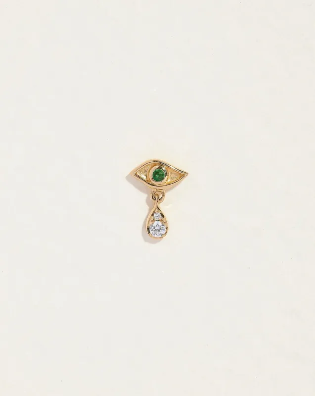 Crying Eye Stud made by Pamela Love