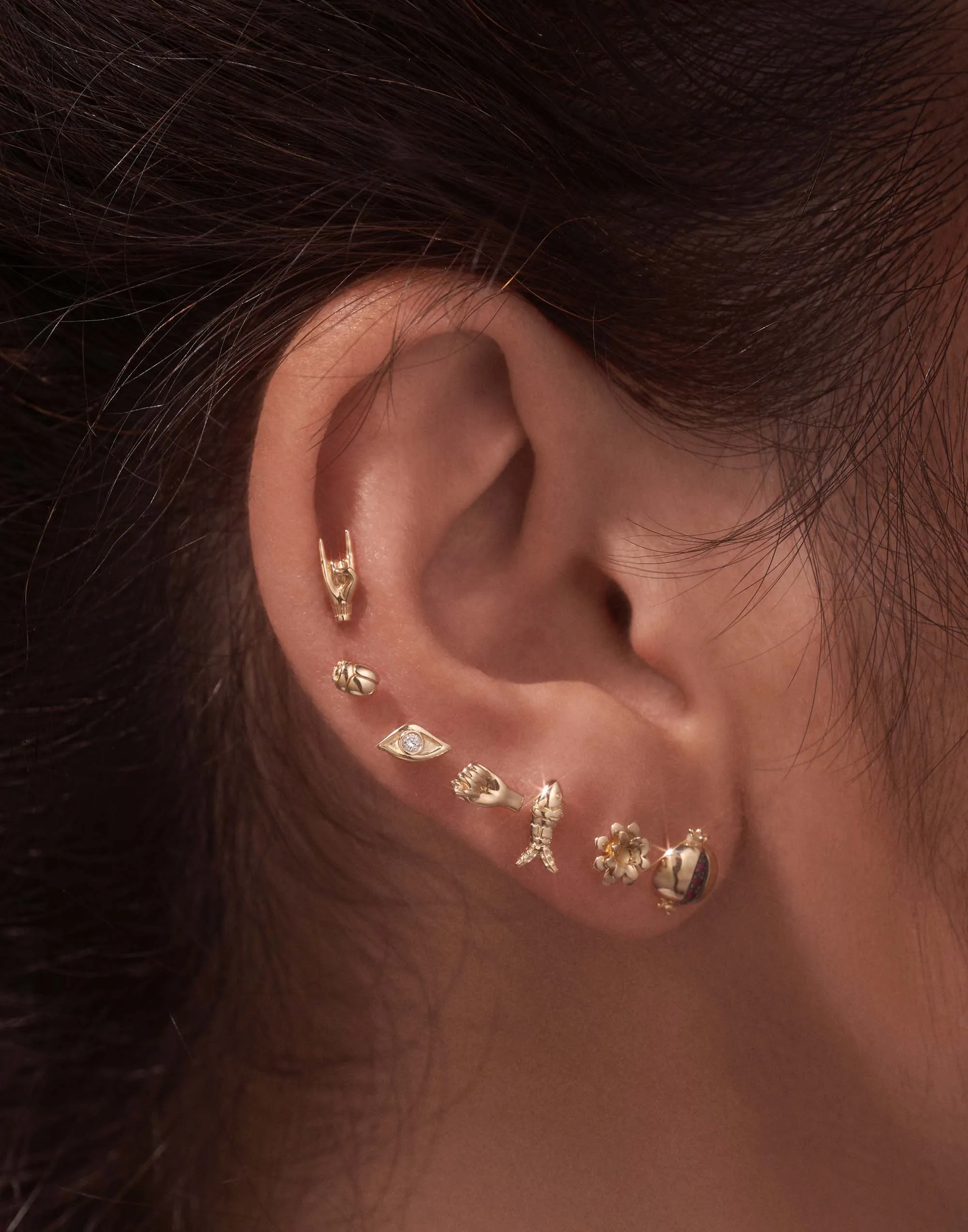 Scarab Stud sold by Pamela Love product image thumbnail 3