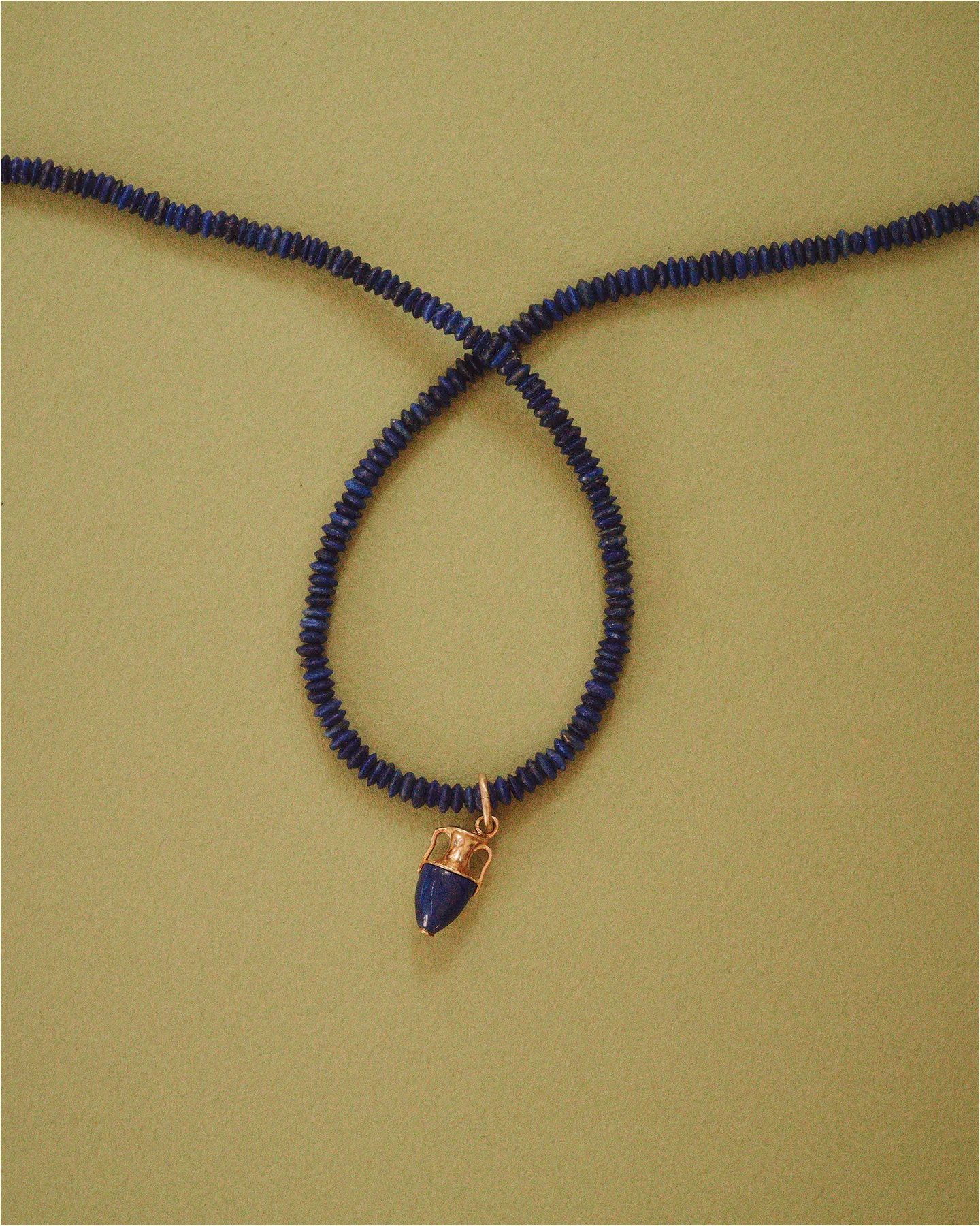 Lapis Rondelle Chain sold by Pamela Love product image thumbnail 5