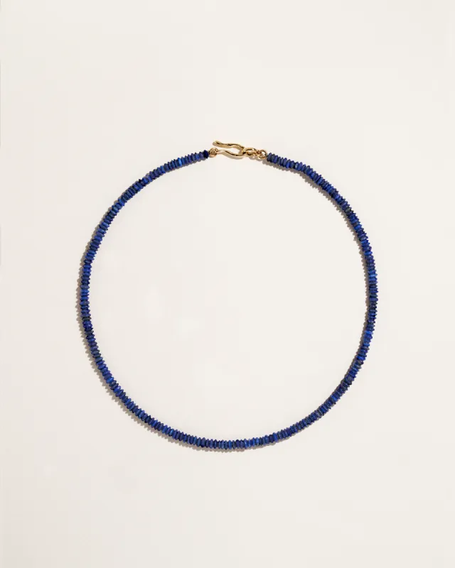 Lapis Rondelle Chain sold by Pamela Love