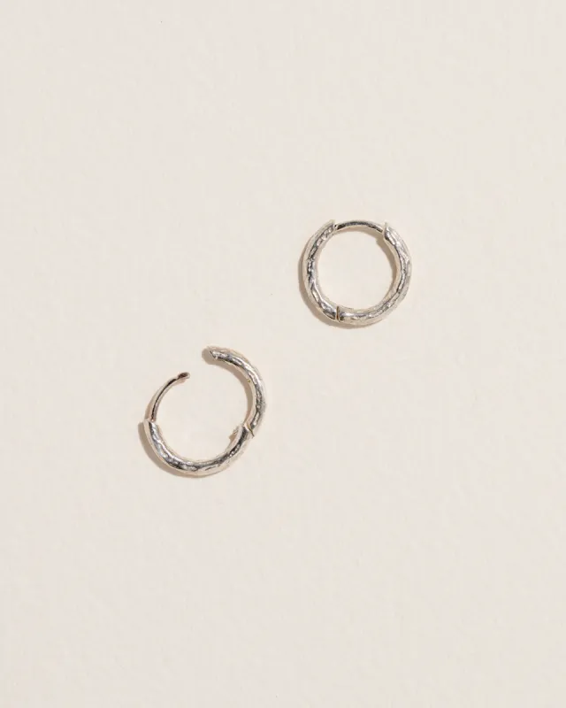 Hand Carved Huggie made by Pamela Love