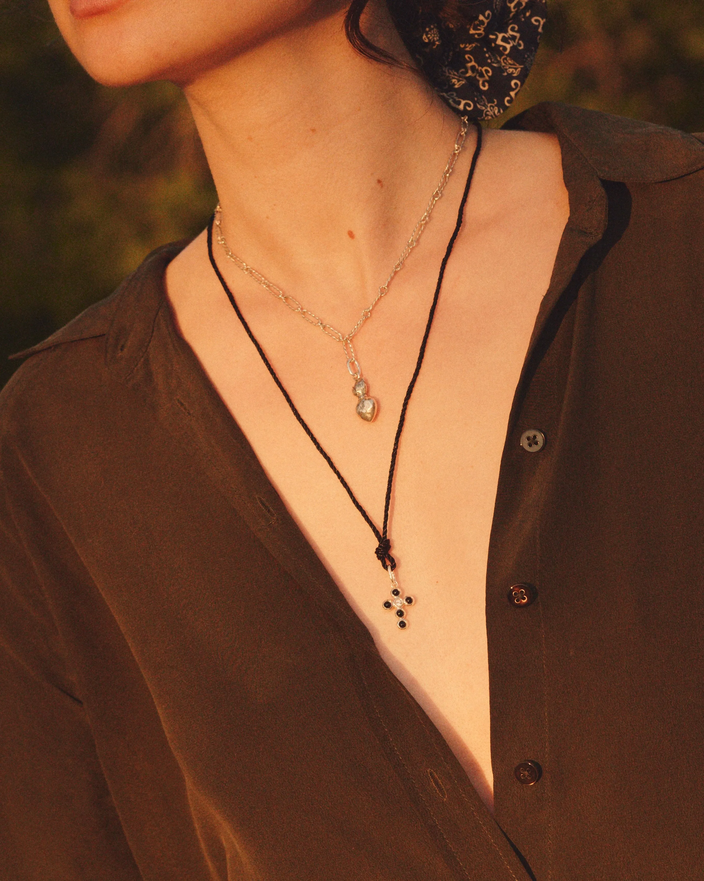 Latin Cross Charm sold by Pamela Love product image thumbnail 2