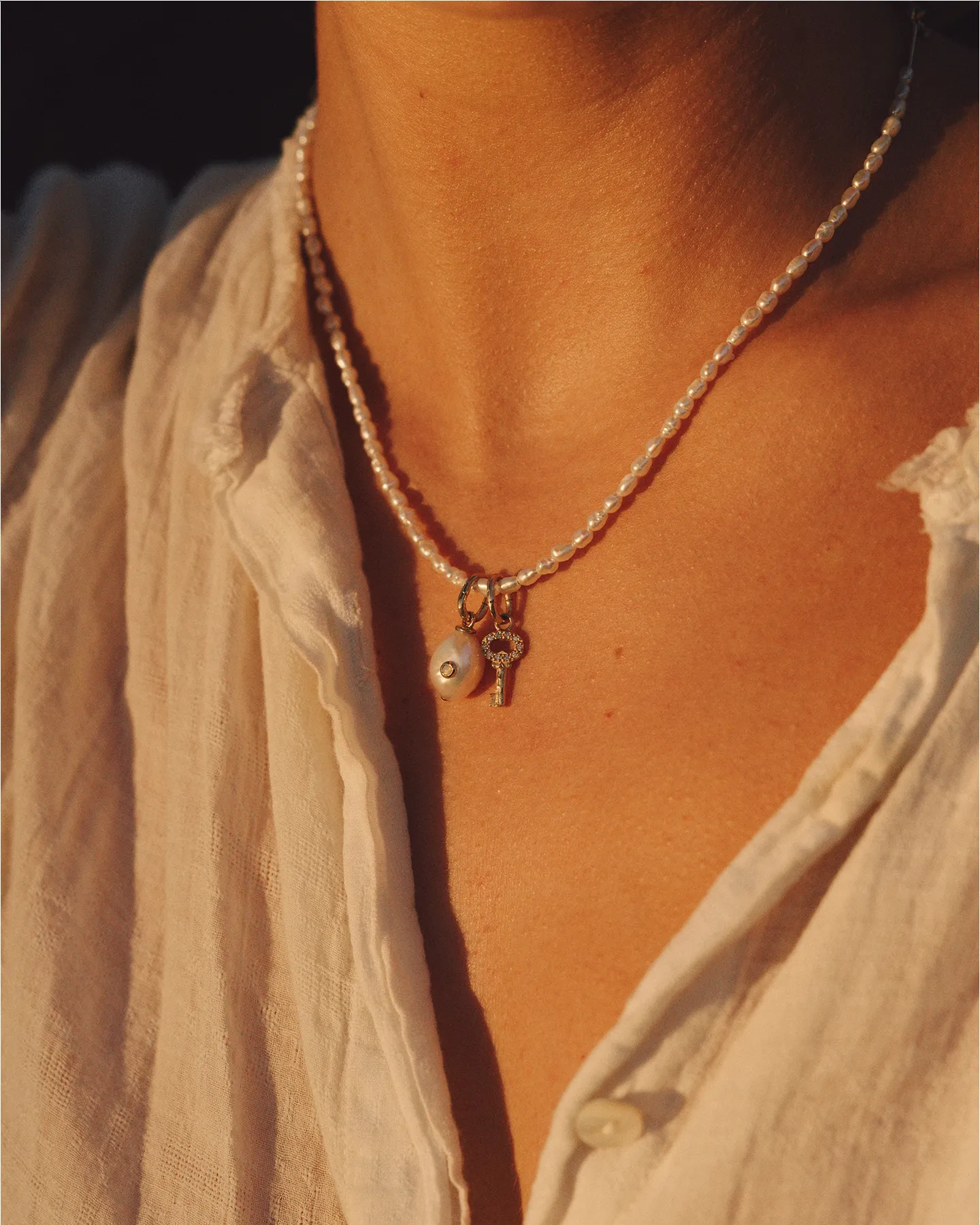 Seed Pearl Chain sold by Pamela Love product image thumbnail 3