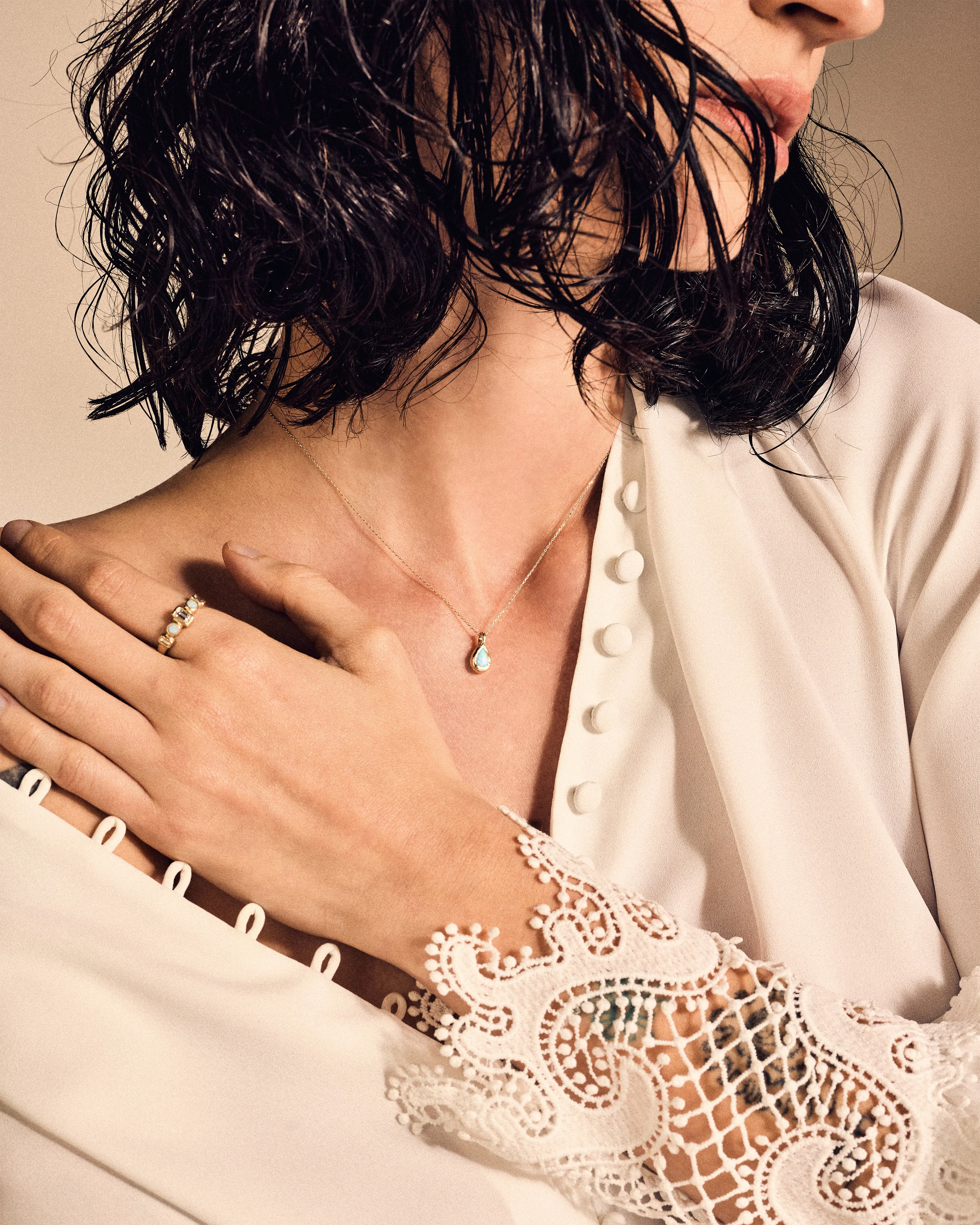 Molten Raindrop Pendant sold by Pamela Love product image thumbnail 2