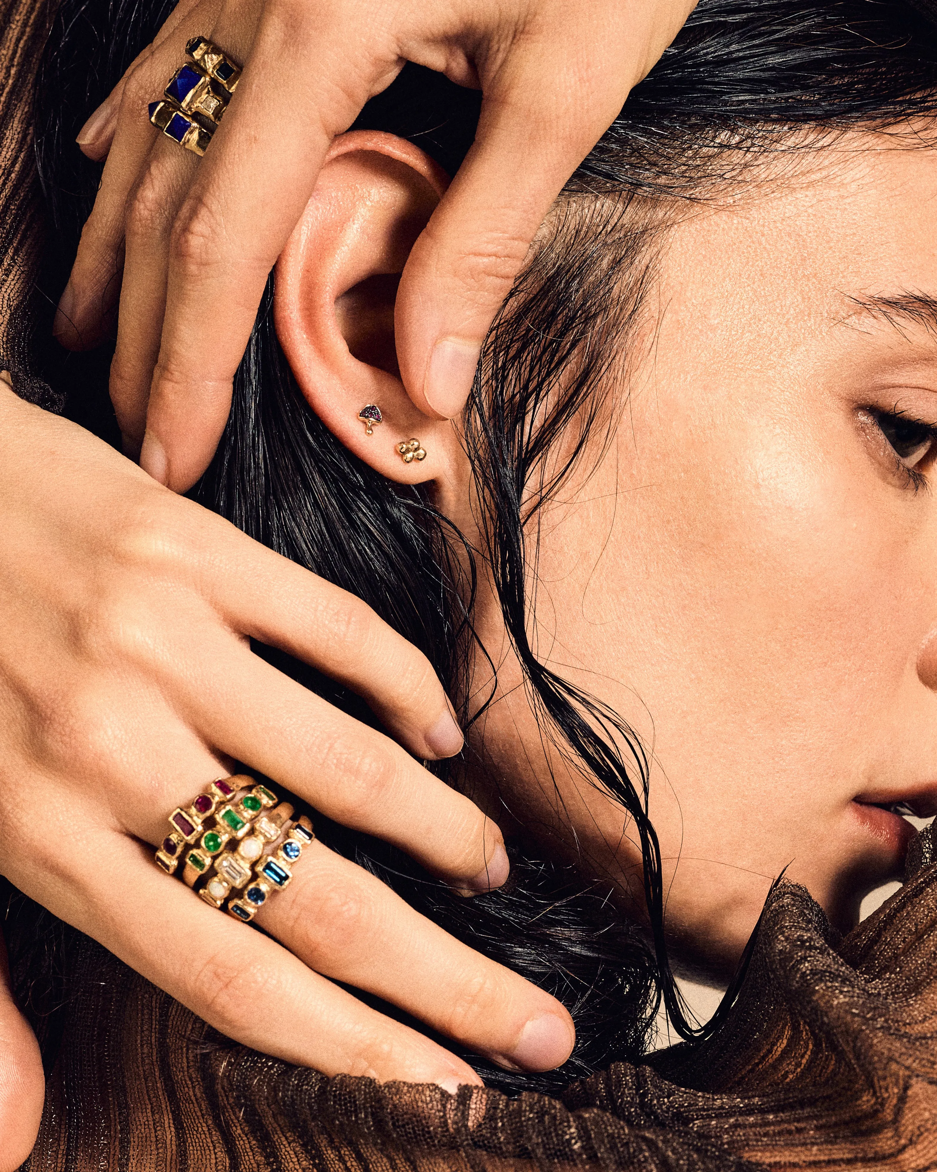 Stone Pyramid Ring sold by Pamela Love product image thumbnail 4