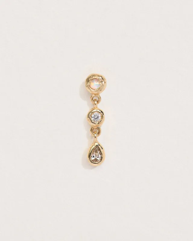 Double Dot Pear Stud sold by Pamela Love