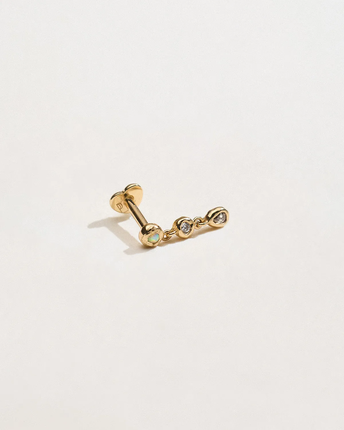 Double Dot Pear Stud sold by Pamela Love product image thumbnail 2