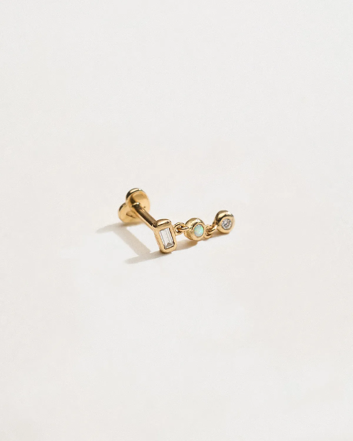 Baguette Dot Stud sold by Pamela Love product image thumbnail 2