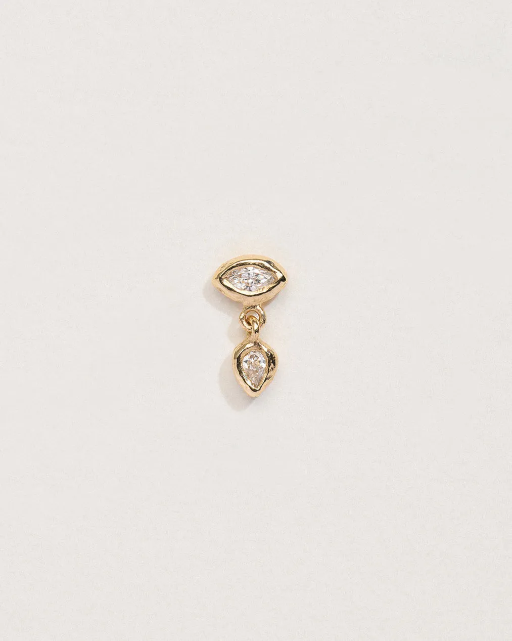 Marquise Raindrop Stud sold by Pamela Love