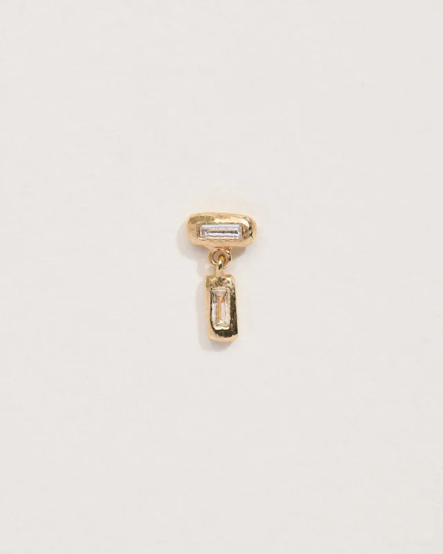 Double Baguette Stud sold by Pamela Love