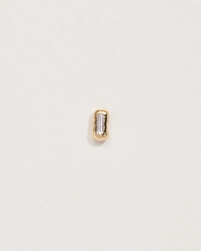 Baguette Stud made by Pamela Love