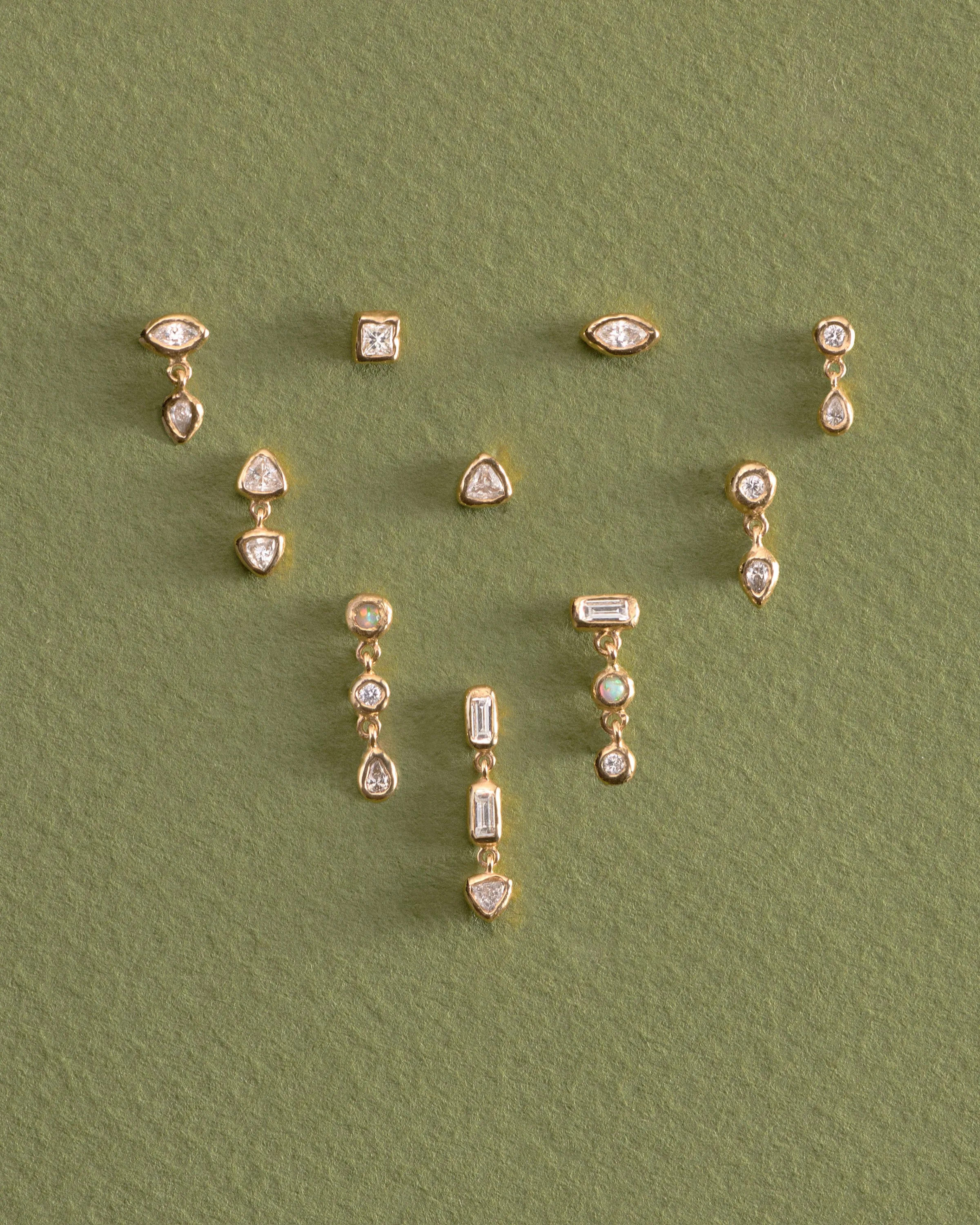 Baguette Stud sold by Pamela Love product image thumbnail 4