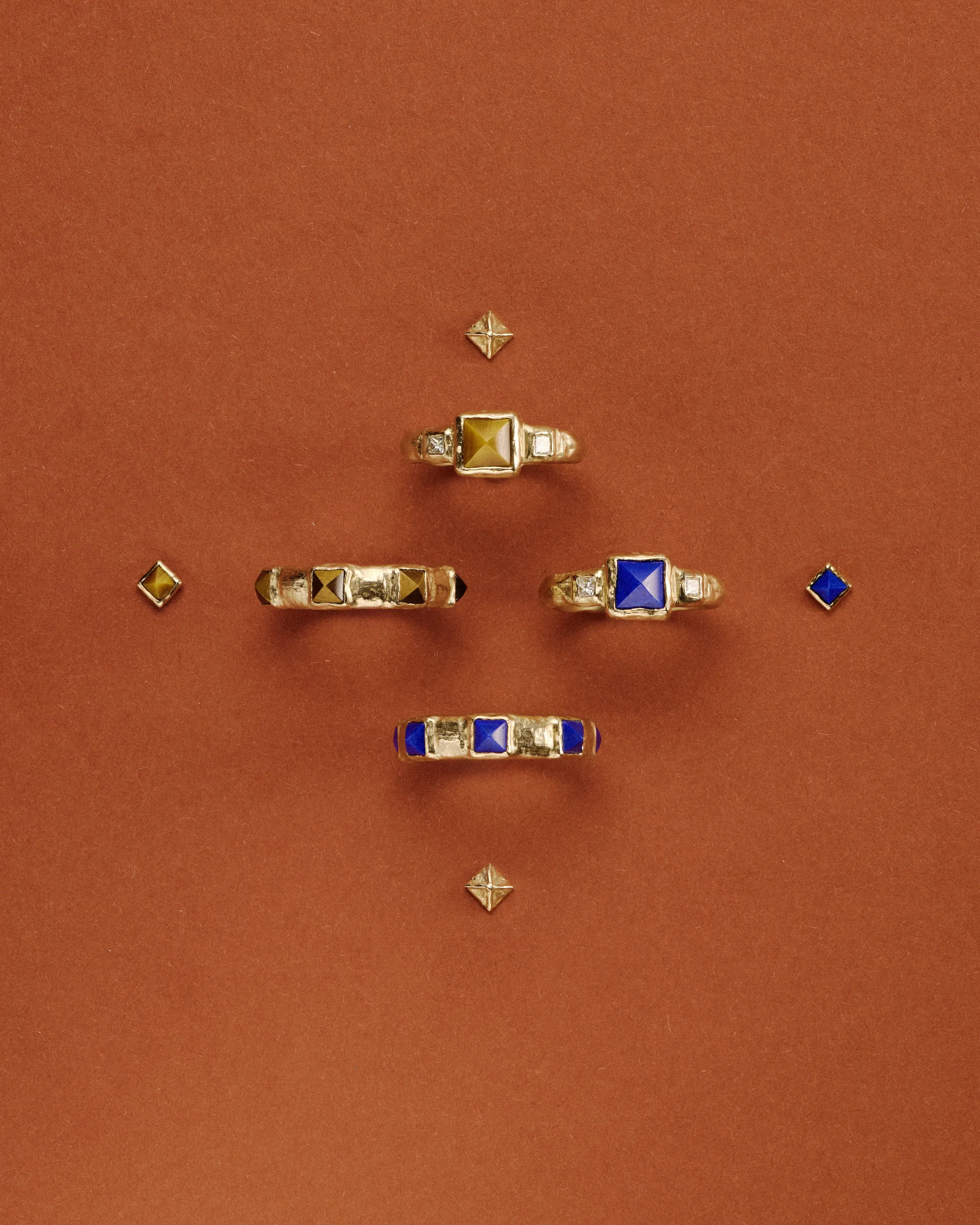 Stone Pyramid Stud sold by Pamela Love product image thumbnail 4