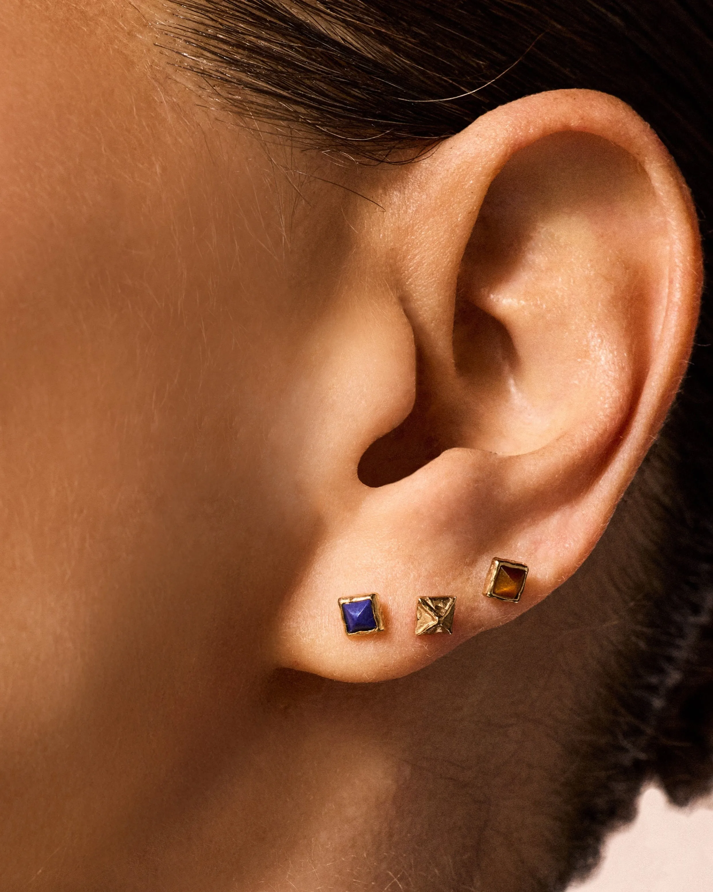 Stone Pyramid Stud sold by Pamela Love product image thumbnail 3