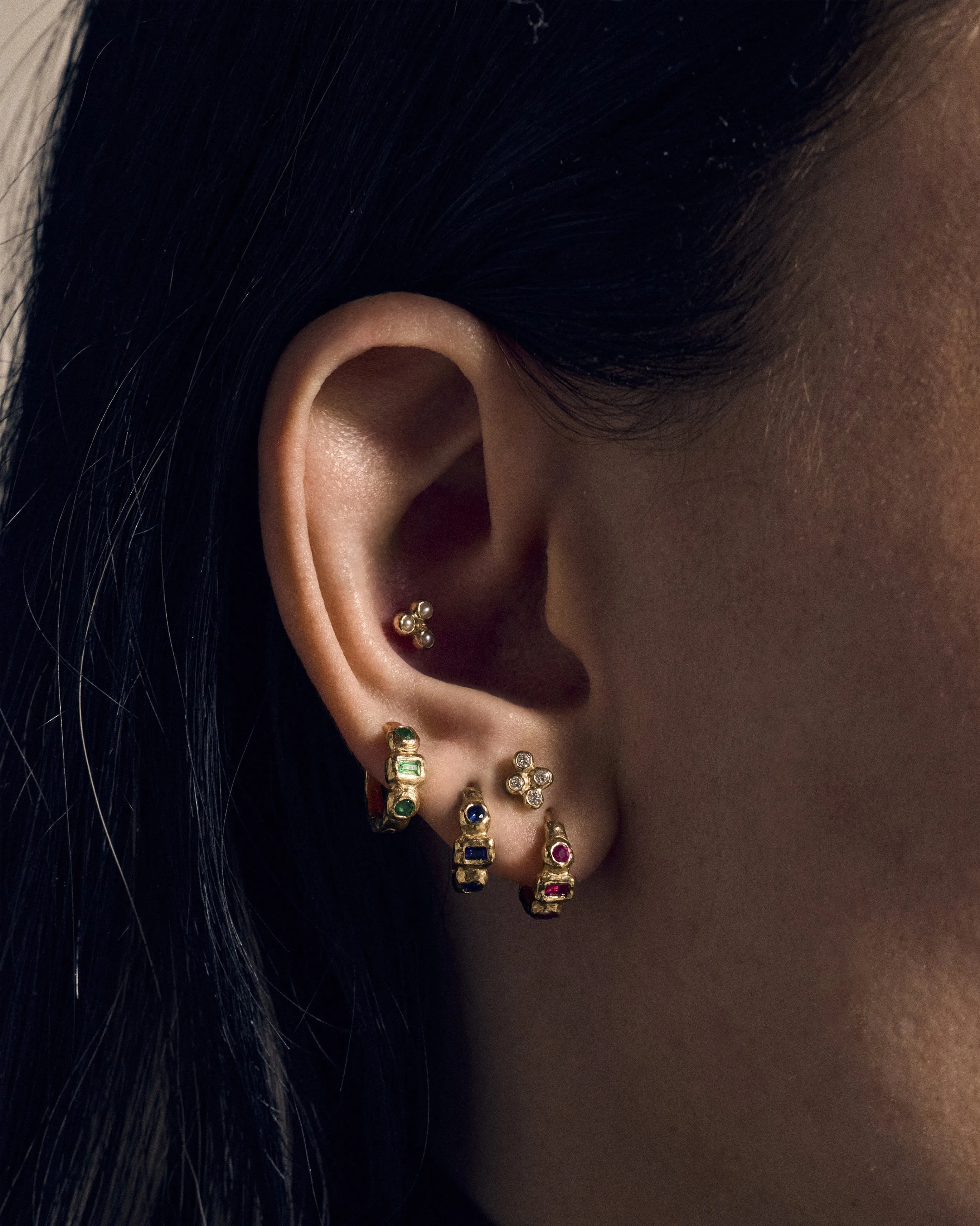 Molten Assemblage Huggie sold by Pamela Love product image thumbnail 3