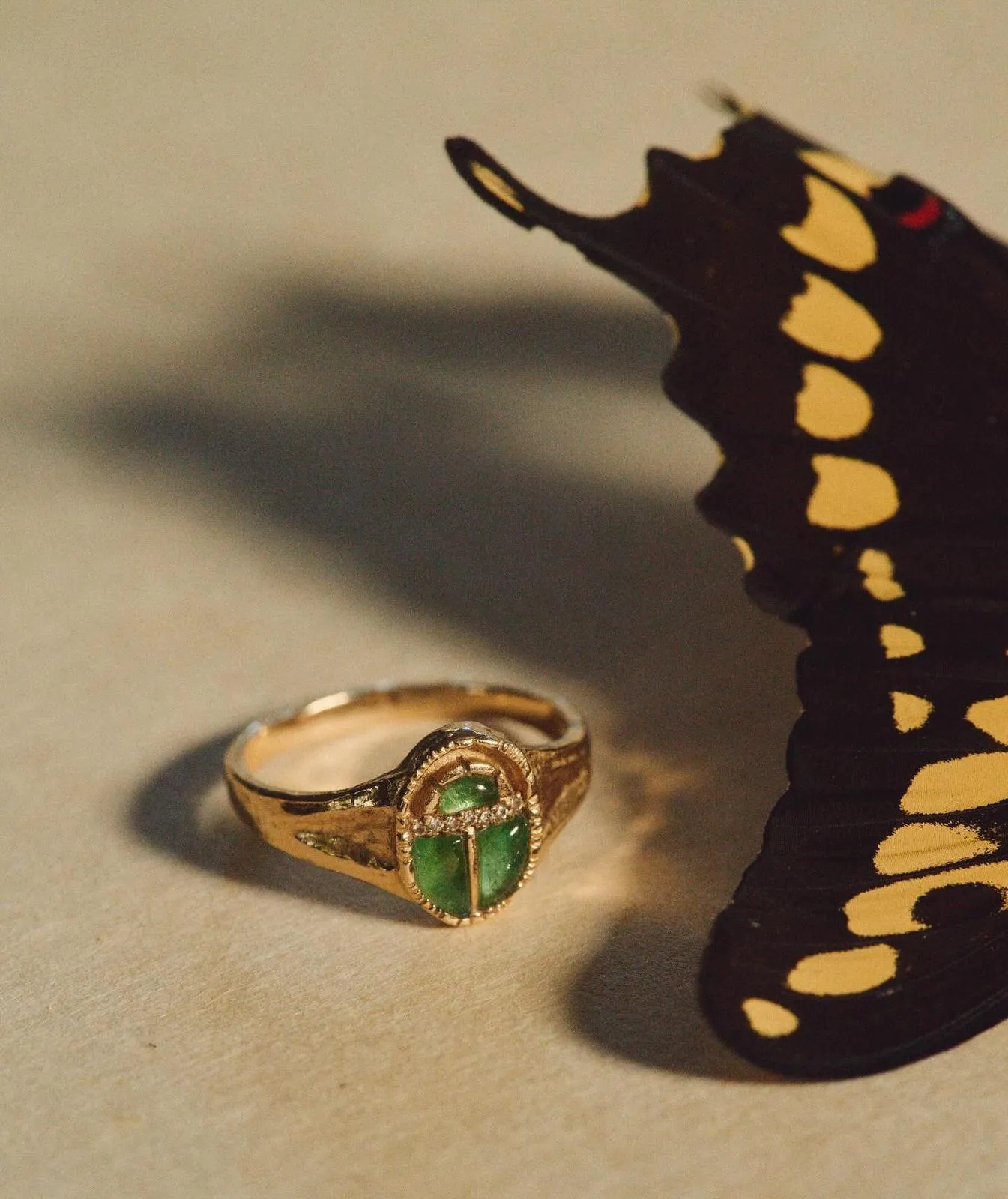 Inlay Scarab Ring sold by Pamela Love product image thumbnail 4