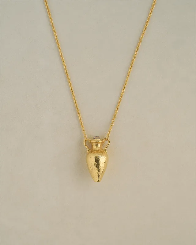 Perfume Amphora Necklace made by Pamela Love