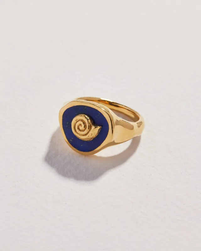 Seashell Signet Ring sold by Pamela Love
