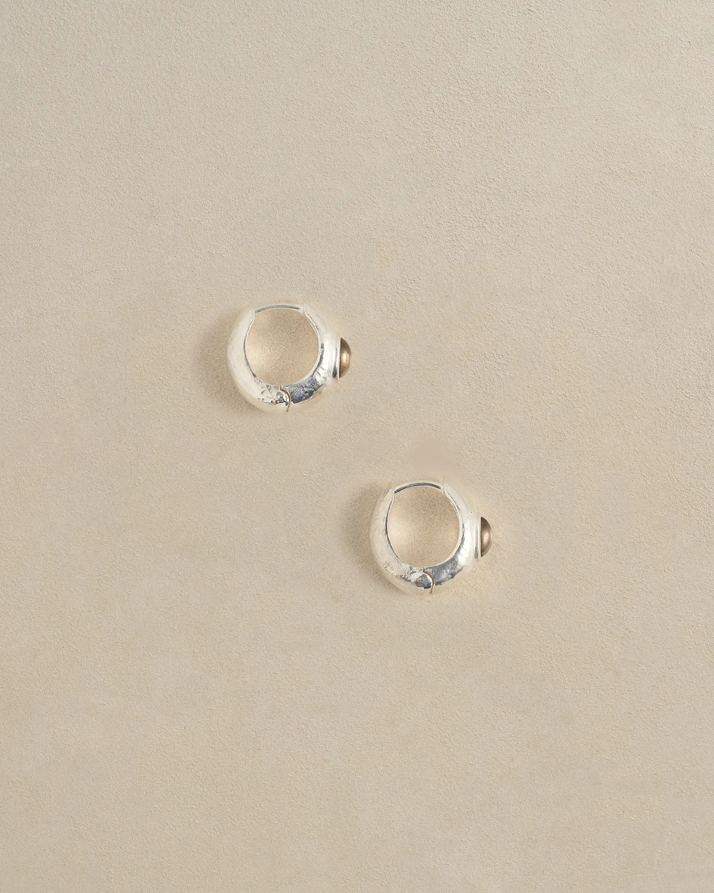 Tapered Stone Hoop sold by Pamela Love product image thumbnail 2