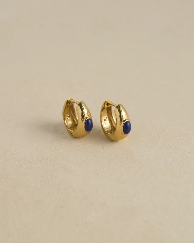 Tapered Stone Hoop sold by Pamela Love