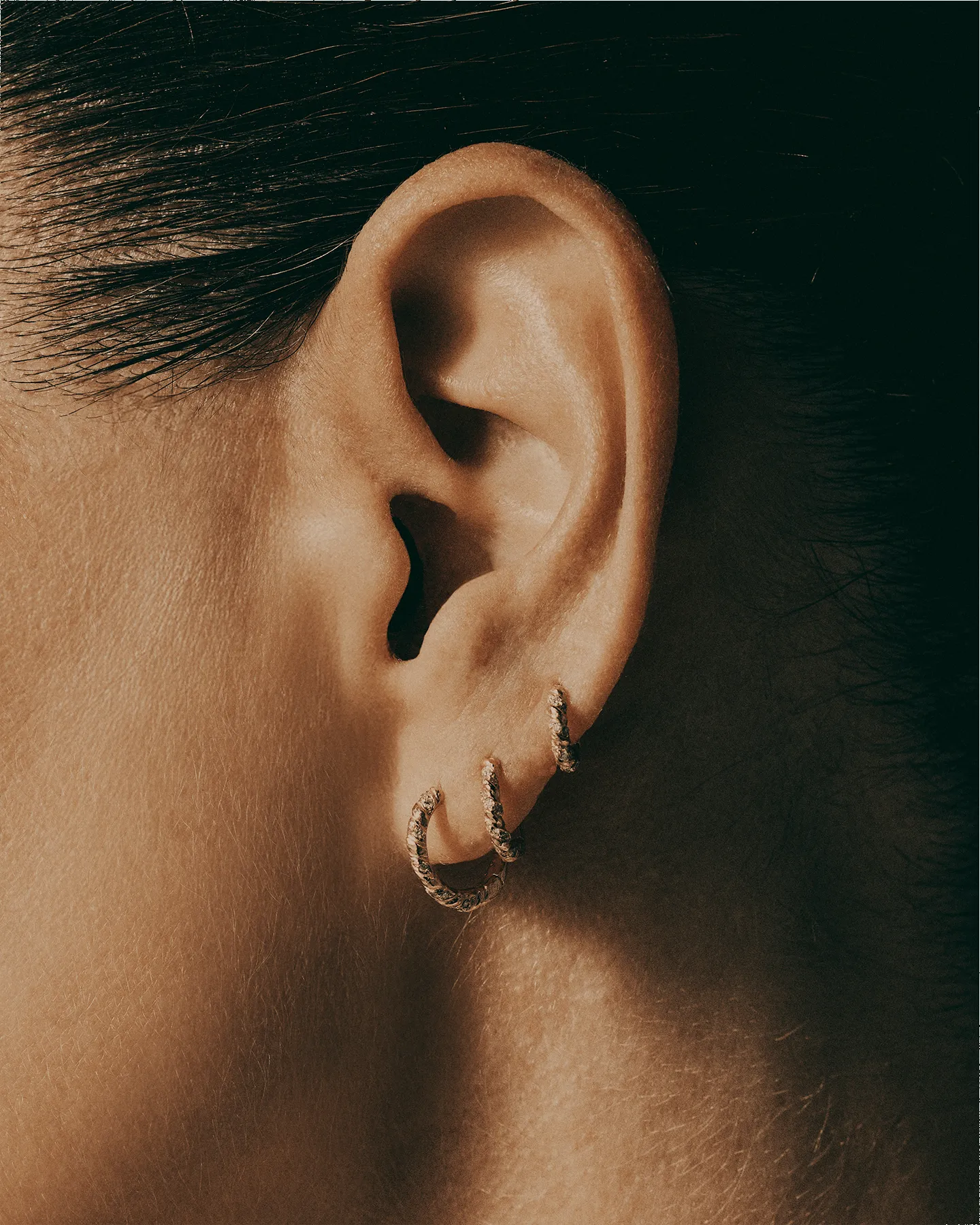 6mm Pavé Rope Huggies sold by Pamela Love product image thumbnail 2