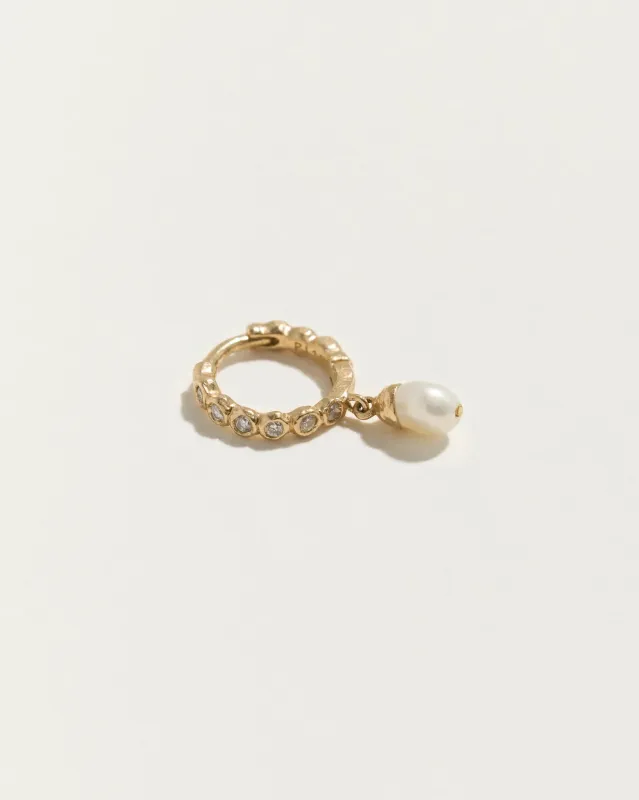 8mm Eternity Baroque Huggie sold by Pamela Love