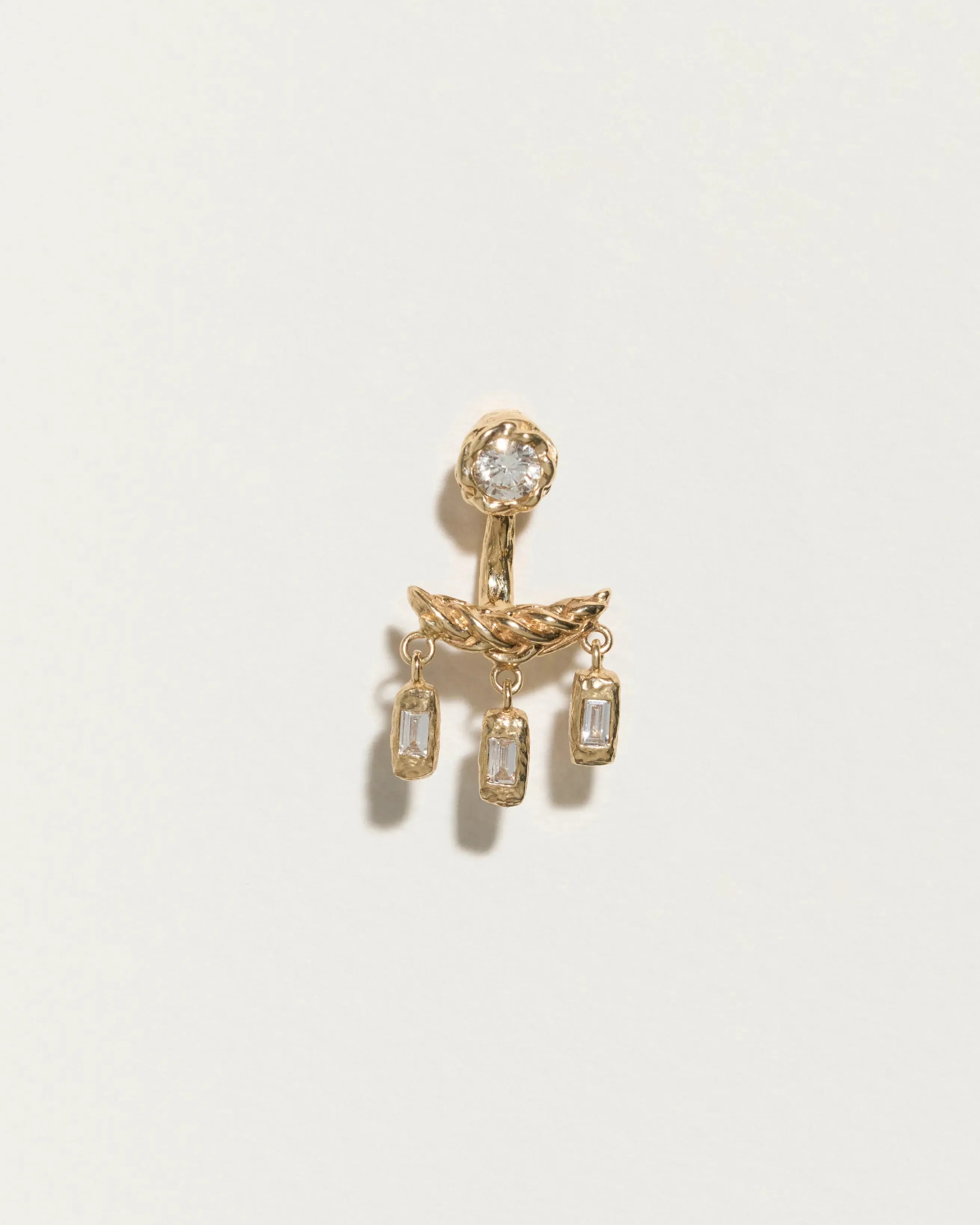 Braided Baguette Ear Jacket sold by Pamela Love