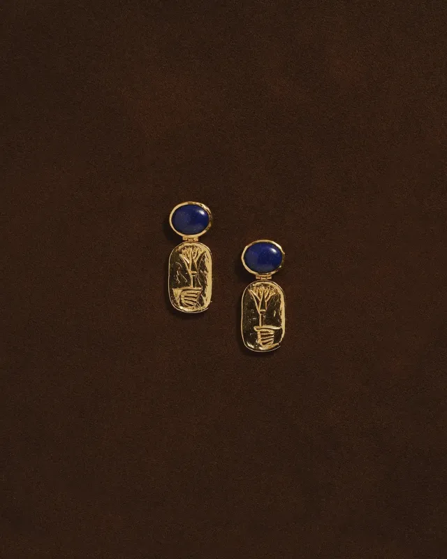 Lotus Earrings made by Pamela Love