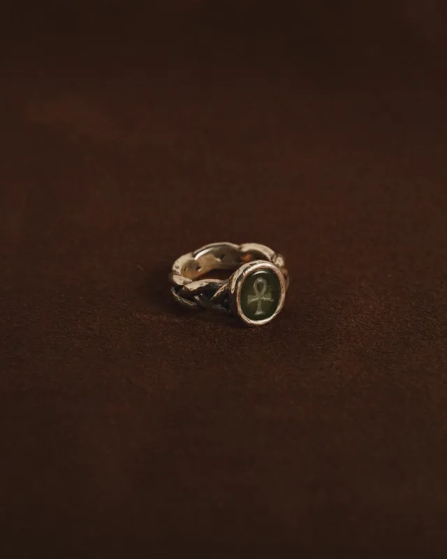 Ankh Ring made by Pamela Love