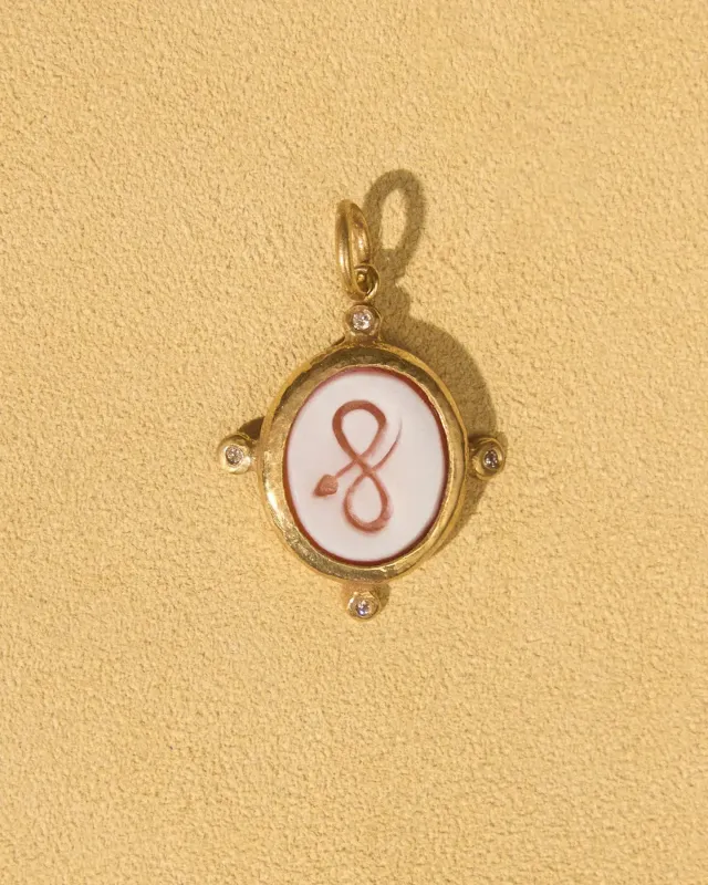 Sardonyx Ouroboros made by Pamela Love