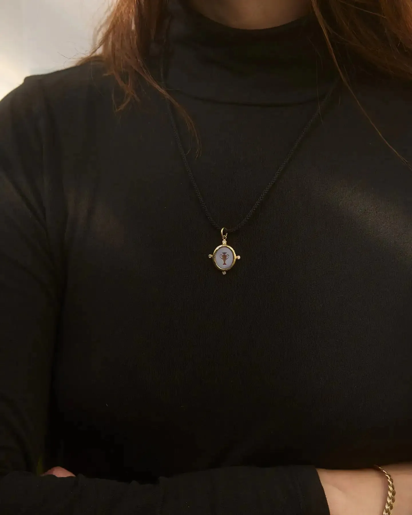 Woven Silk Cord sold by Pamela Love product image thumbnail 3