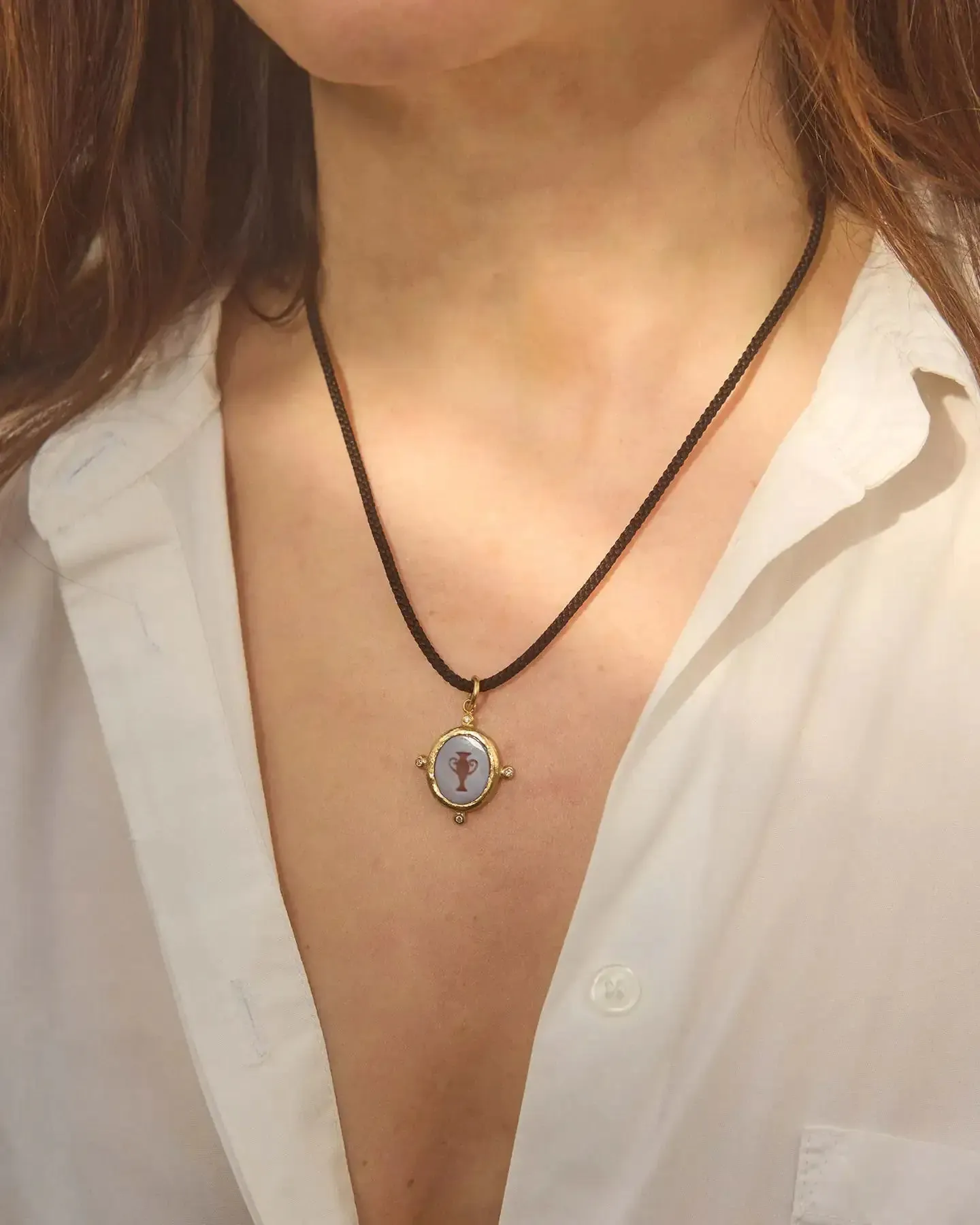 Woven Silk Cord sold by Pamela Love product image thumbnail 2